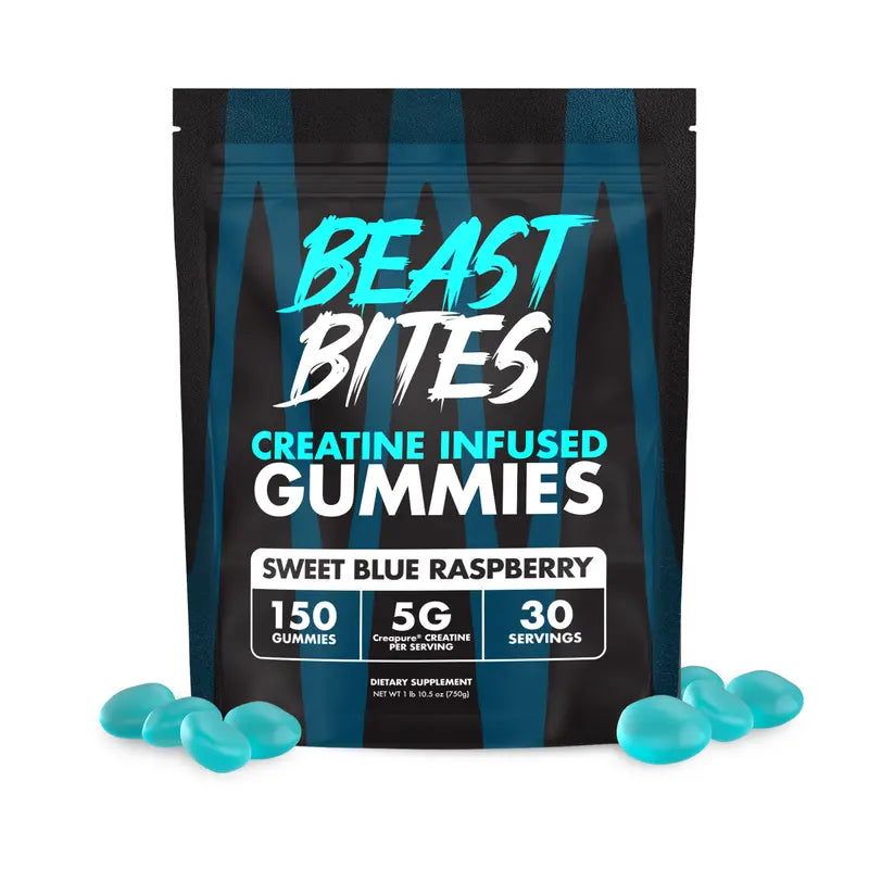 Blueberry Creatine Infused Gummies - Beast Bites